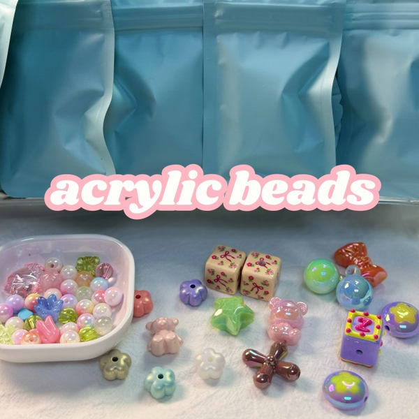 Acrylic Beads Lucky Bags for DIY - 500+ unique designs